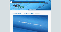 Desktop Screenshot of agru-frank.de